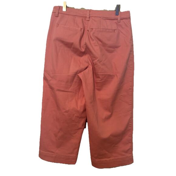 Talbots Flawless High Waist Wide Crop in Pink Size 10 petite - Picture 2 of 8